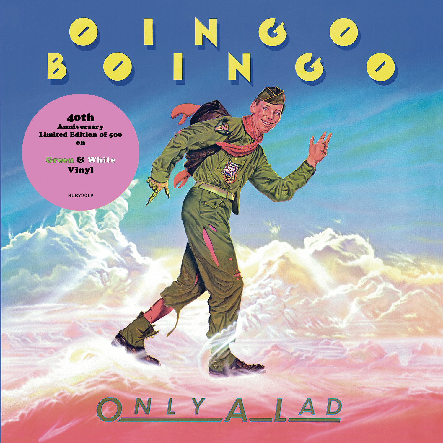 Oingo Boingo / Only A Lad LP: Green & White vinyl