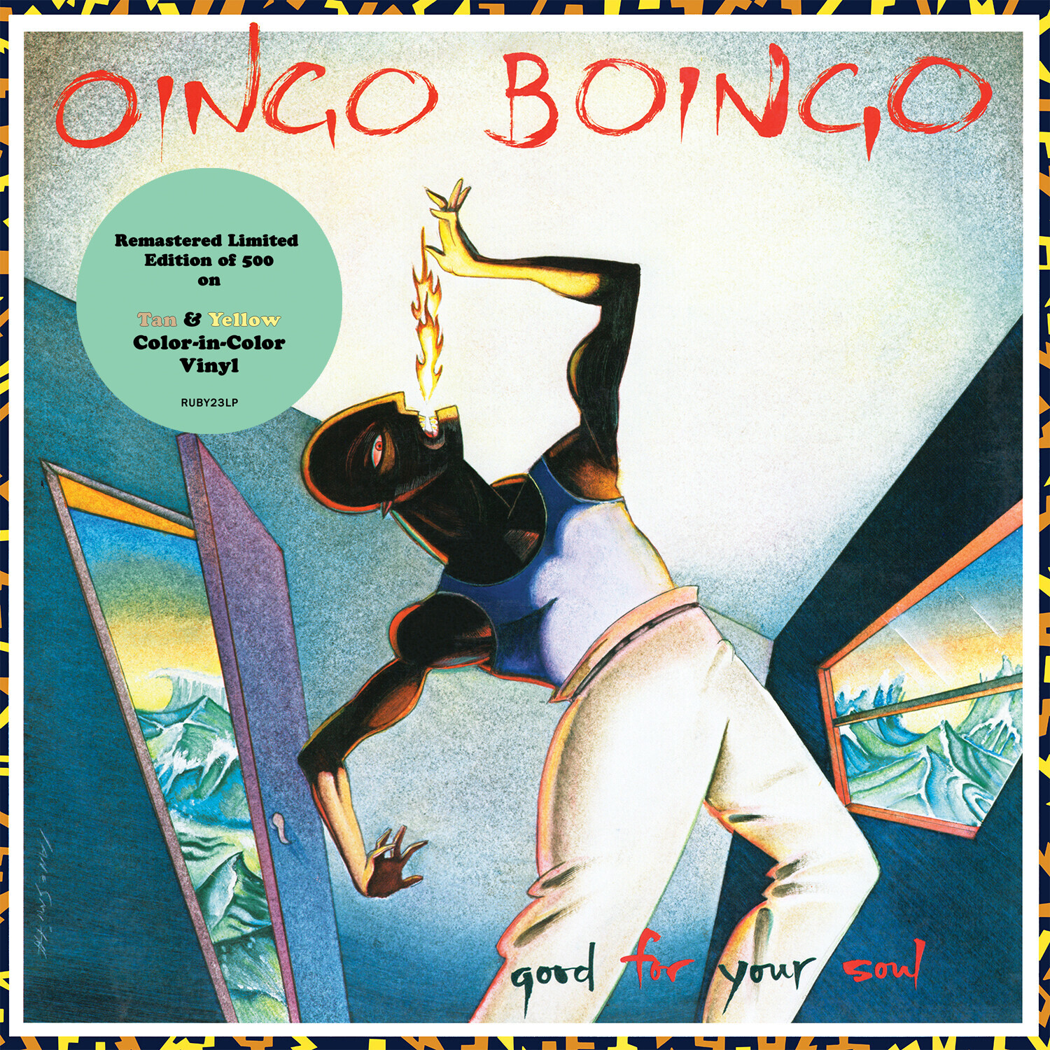Oingo Boingo / Good For Your Soul LP: Tan & Yellow