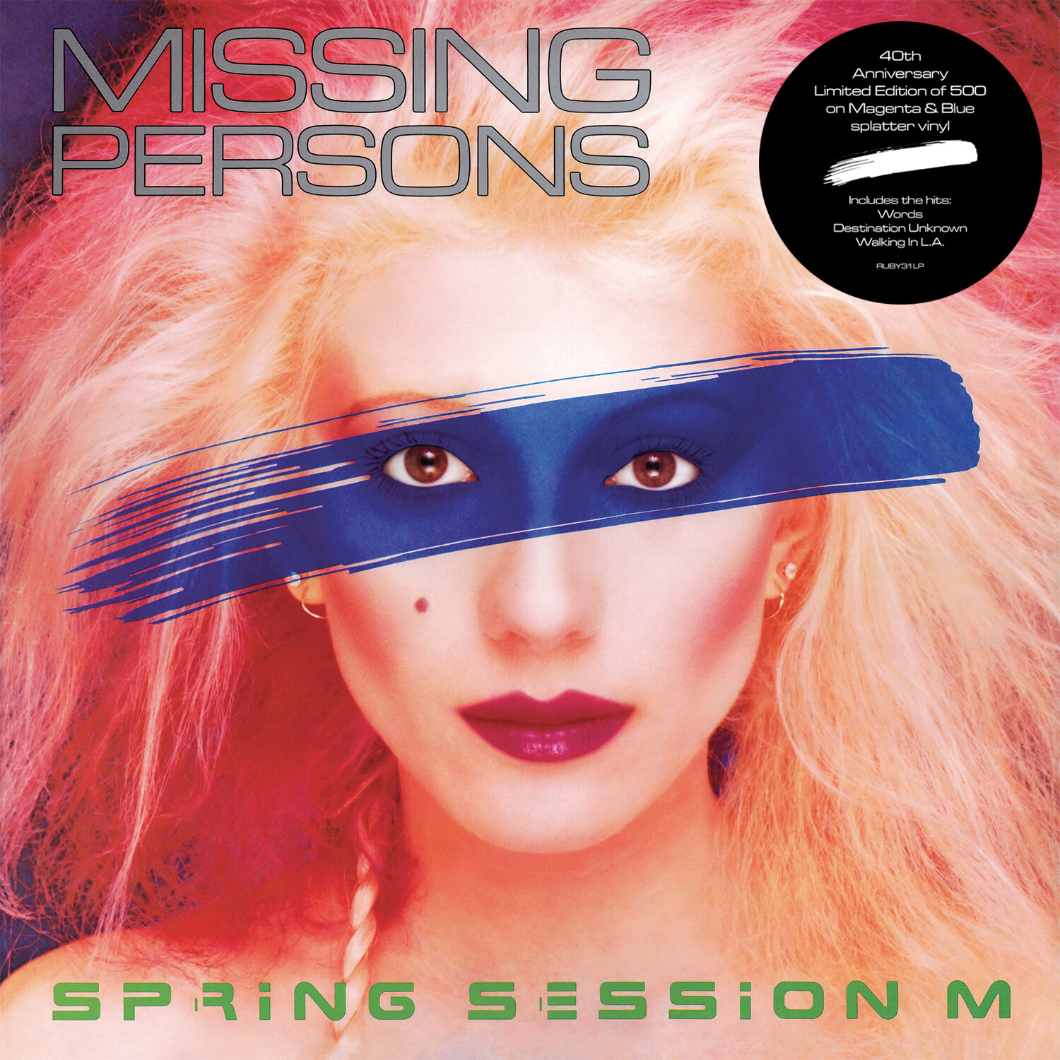 Missing Persons / Spring Session M LP: Magenta & Blue splatter
