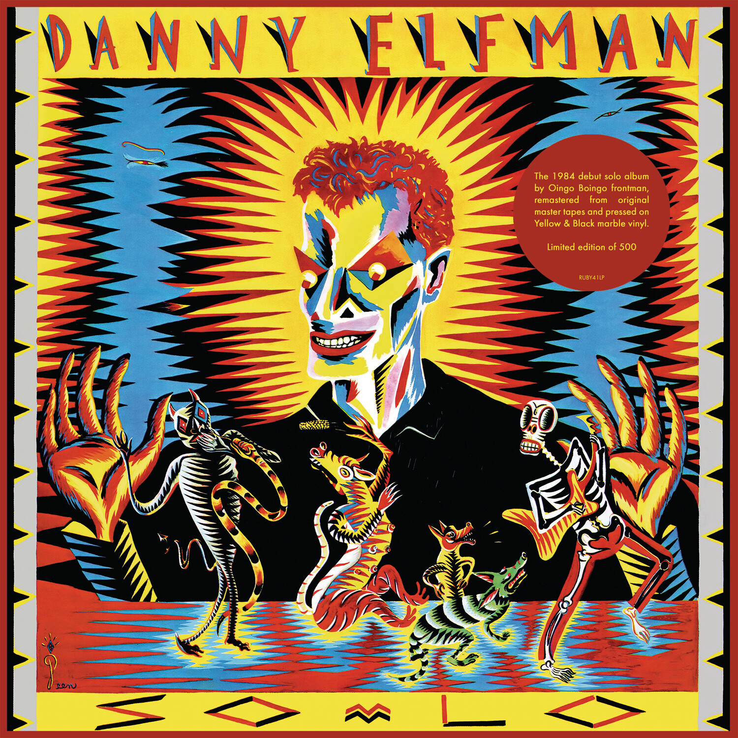 Danny Elfman / So-Lo LP: Yellow & Black vinyl