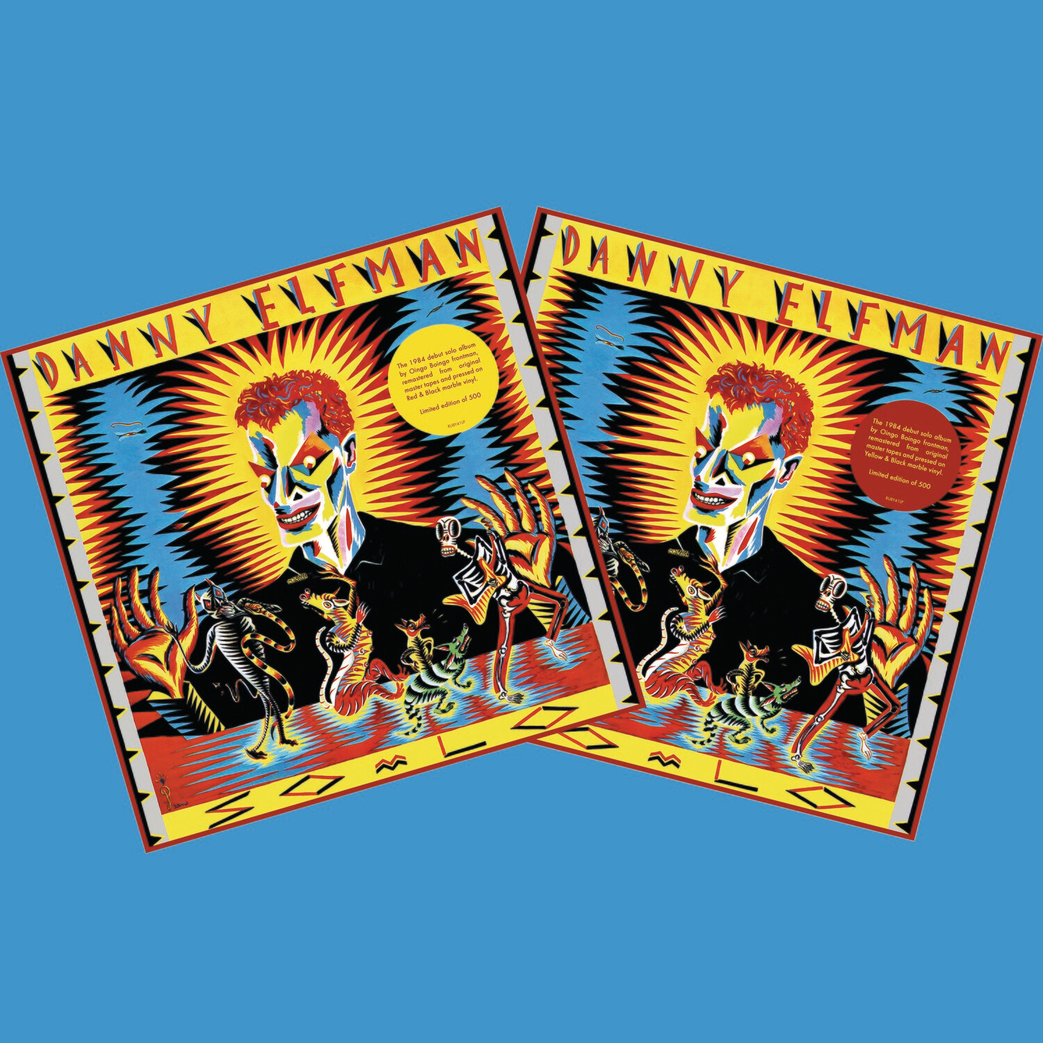 Danny Elfman / So-Lo LP 2-Pack: Red & Black + Yellow & Black vinyl