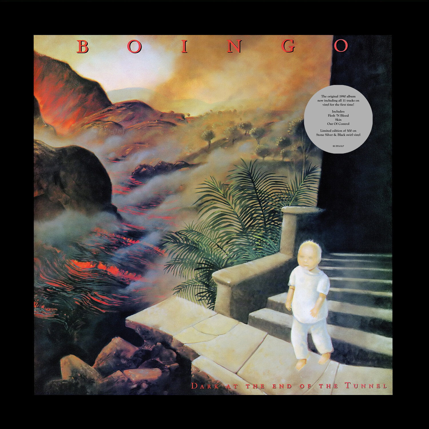 Oingo Boingo / Dark At The End Of The Tunnel LP: Silver & Black vinyl