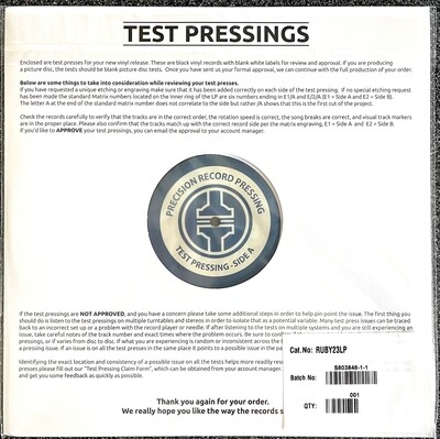 TEST PRESSING LP Oingo Boingo / Good For Your Soul BLACK VINYL
