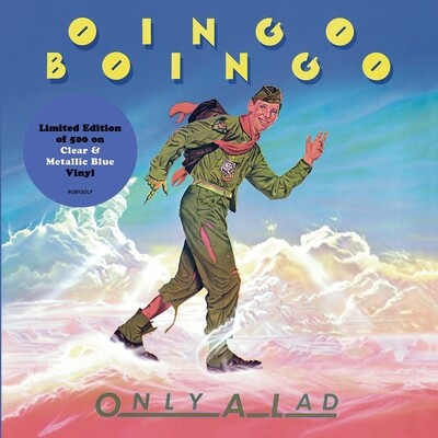 Oingo Boingo / Only A Lad LP: Clear with Metallic Blue vinyl