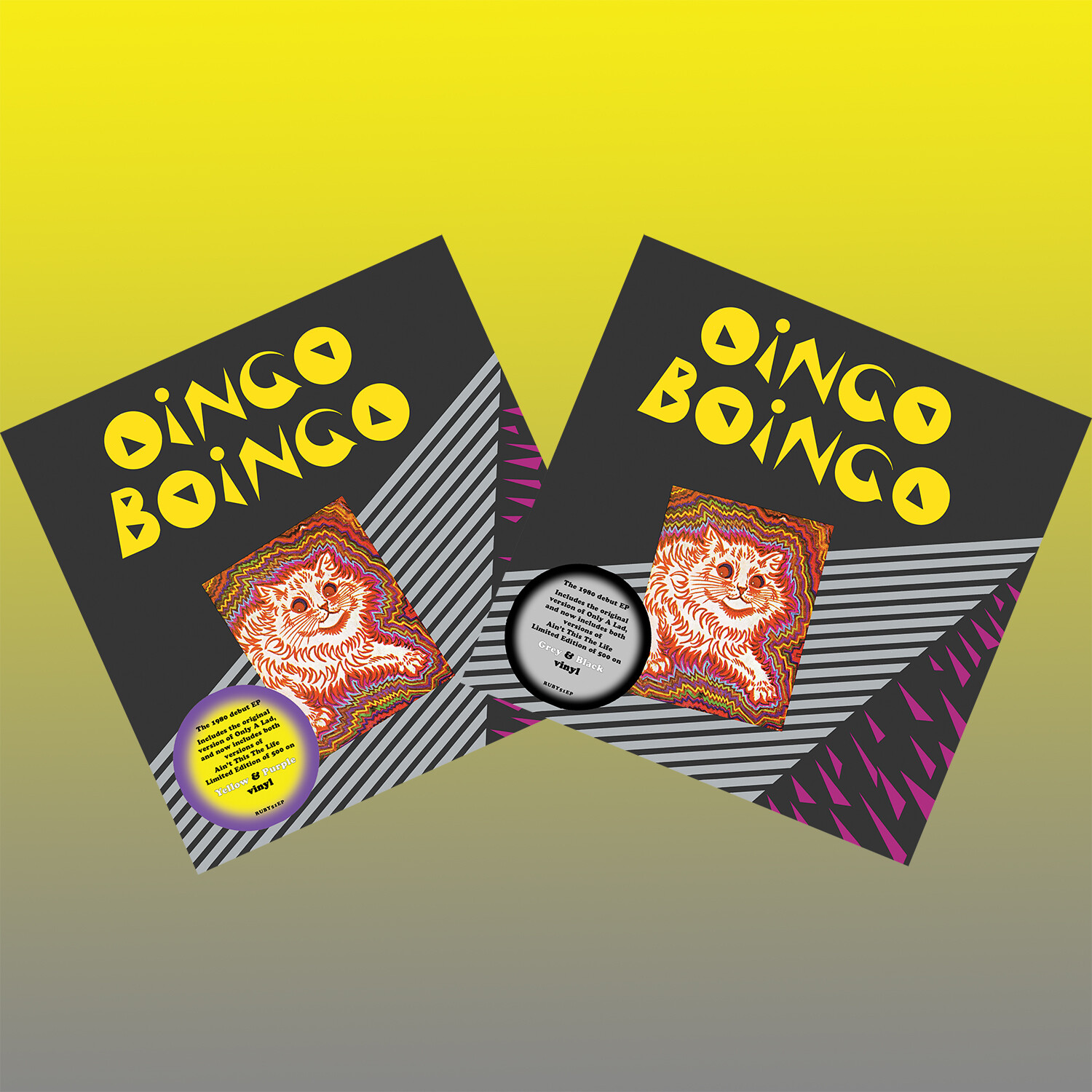 Oingo Boingo / 5Track EP 2 pack Yellow w/Purple + Grey w/Black