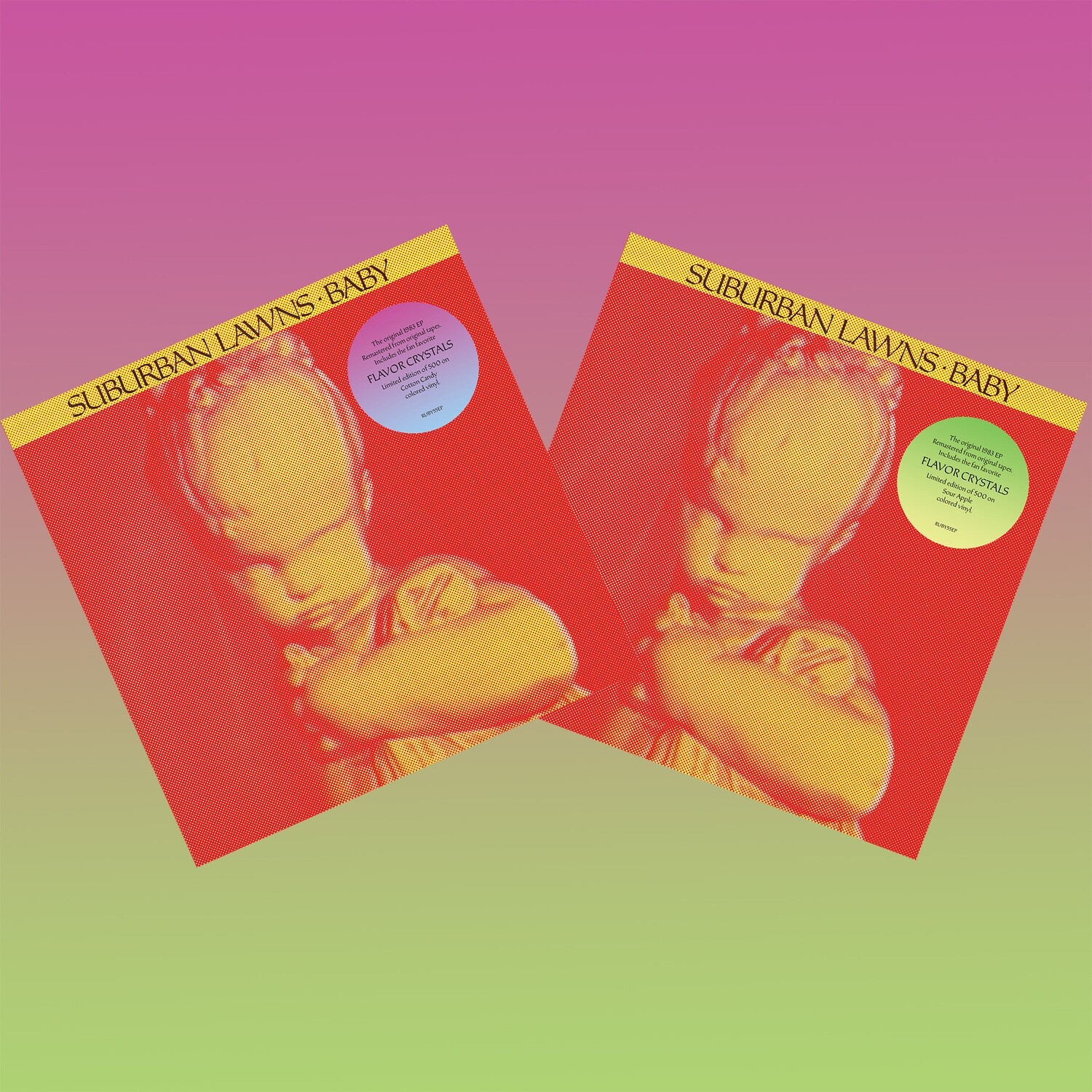Suburban Lawns / Baby EP 2-pack: Cotton Candy + Sour Apple vinyl