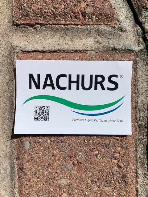 Nachurs Logo Stickers (3.5" x 2.25")