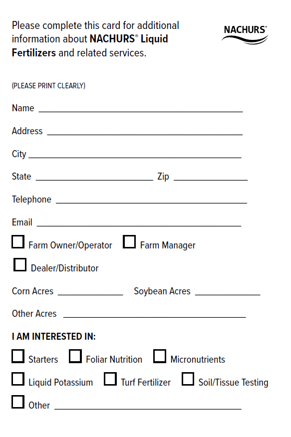 Tradeshow Lead Cards