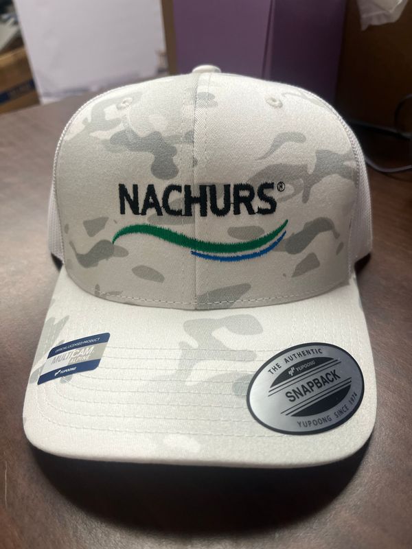 White Camo Baseball Hat