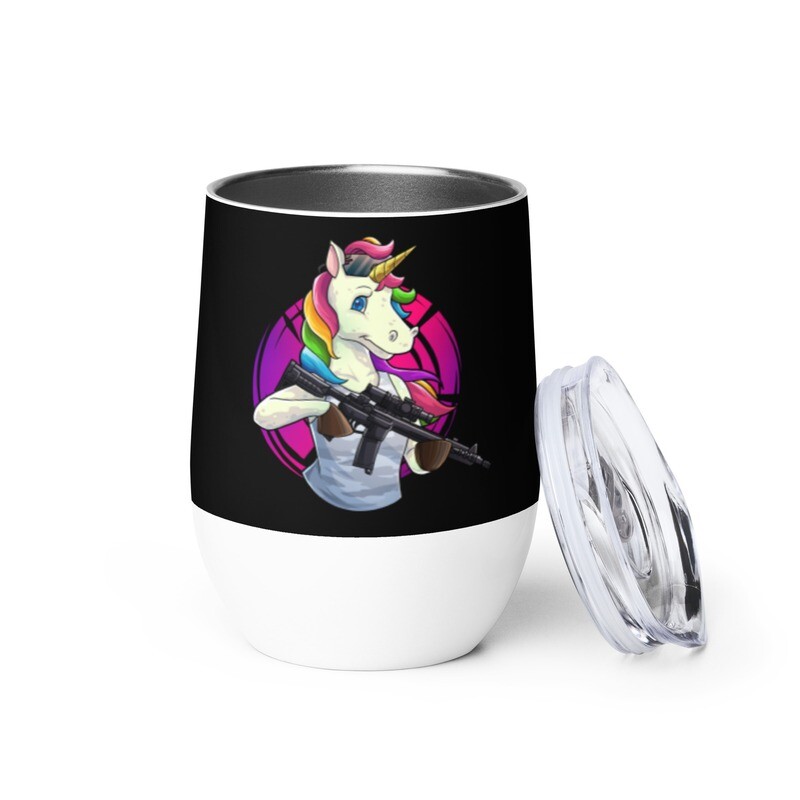 5.56 Unicorn Wine tumbler