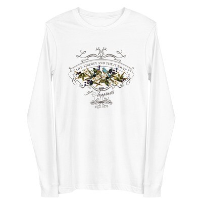 "Life Liberty and the Pursuit of Happiness" Women's Long Sleeve