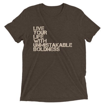 "Boldness" Unisex Short sleeve t-shirt