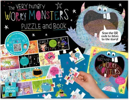 The Very Hungry Worry Monsters Puzzle &amp; Book Set