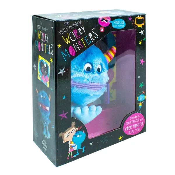 The Very Hungry Worry Monster Plush Toy &amp; Book