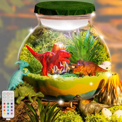 Remote Control Dinosaur Night Light Set