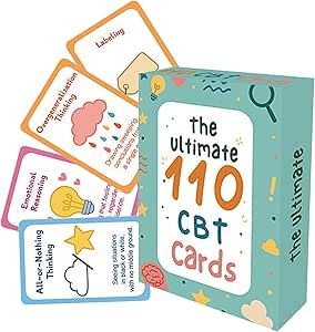 The Ultimate 110 CBT Mindfulness Coping Prompt Cards