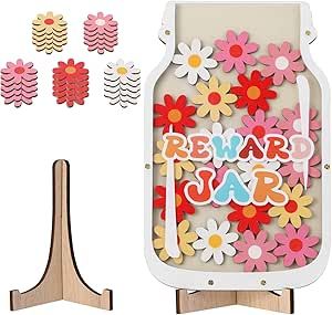 Reward Jar : Flower Design