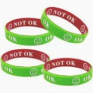 I'm Okay, I'm Not Okay Wristband