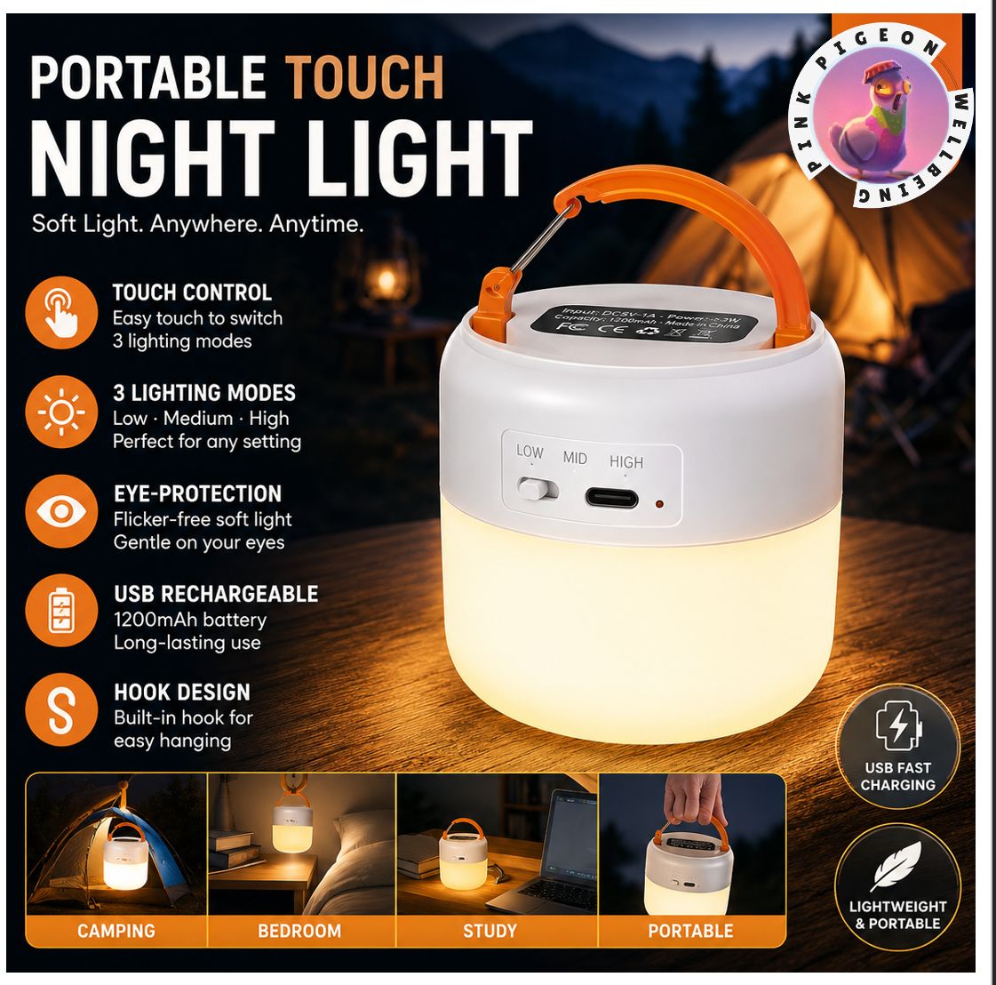 Sensory Touch Night Light