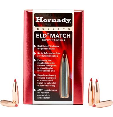 HORNADY .22/.224 ELD MATCH 75 GRS - 100 Stück