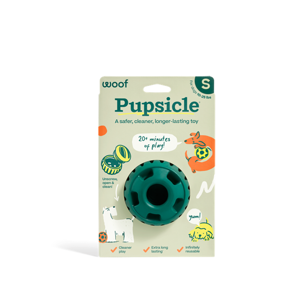 Woof Pupsicle, Color: Green, Size: SM