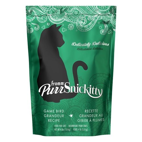 Fromm Purrsnickitty Cat Food 4 LB, Flavor: Game Bird Grandeur
