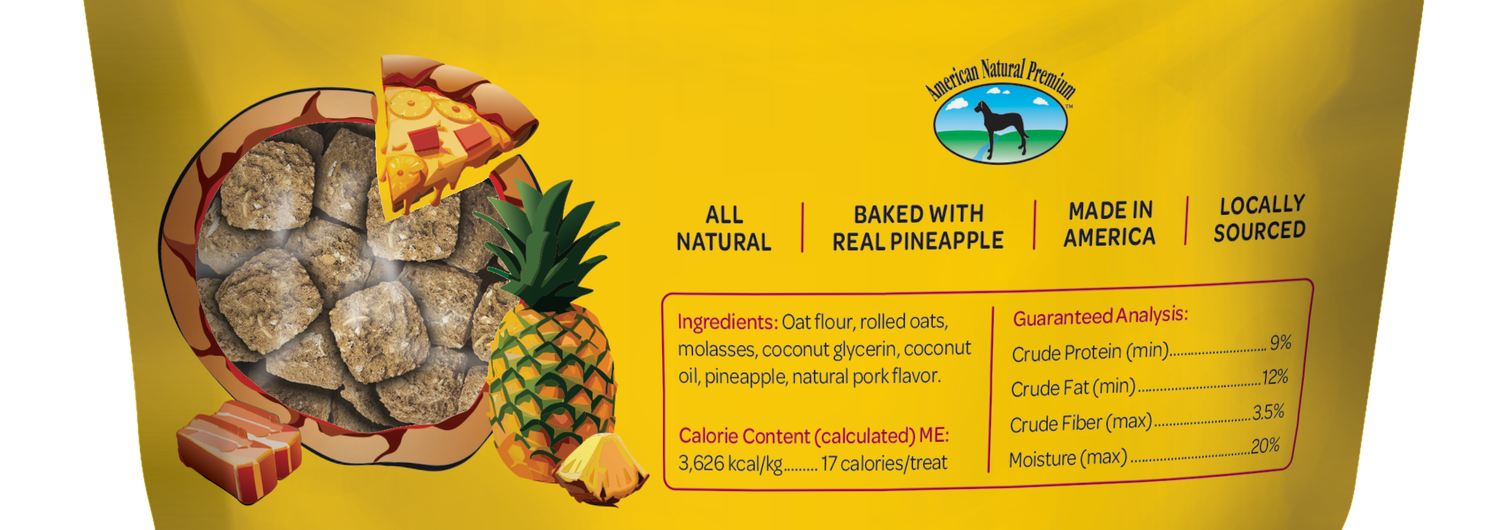 ANP Woof Itz Treat 8 oz, Flavor: Ham &amp; Pineapple