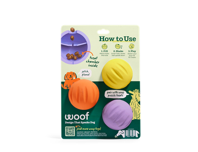 Woof Forager Flyball 3 pack