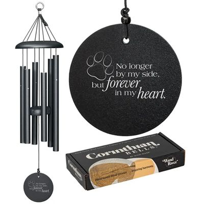 Wind Chime Memorial Pawprint 27in