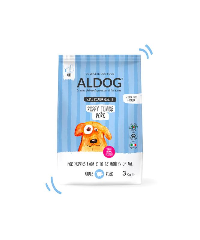 ALDOG PUPPY-JUNIOR PORK Crocchette Mini ALDOG PUPPY-JUNIOR PORK Crocchette Mini