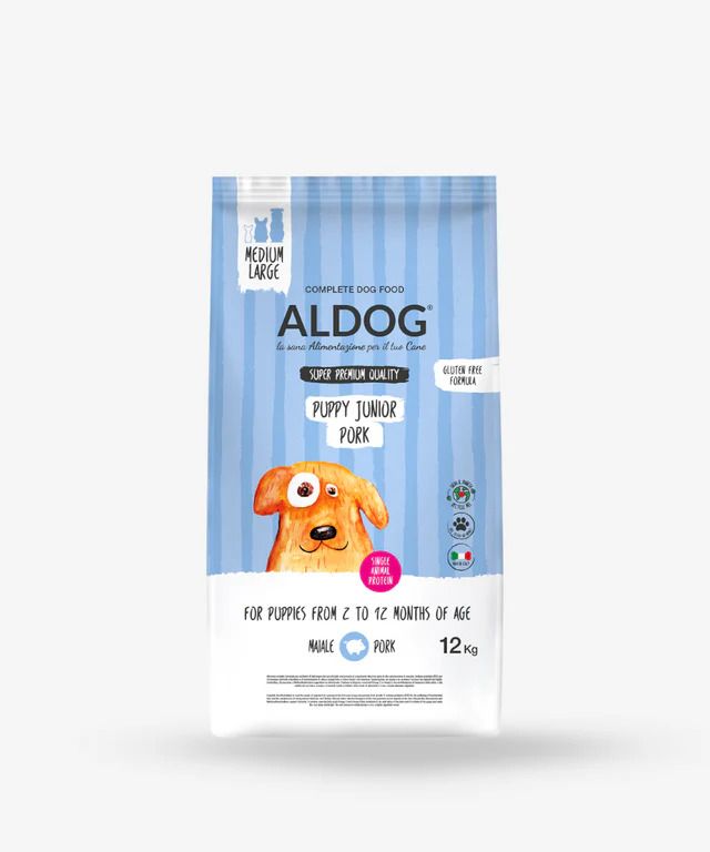 ALDOG PUPPY-JUNIOR PORK Crocchette Medio/Grandi