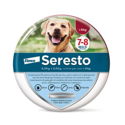 Seresto Collare Antiparassitario per Cani maggiori di 8 Kg Seresto Collare Antiparassitario per Cani maggiori di 8 Kg