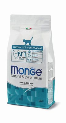 Monge Natural Superpremium Kitten Ricco in Pollo Monge Natural Superpremium Kitten Ricco in Pollo