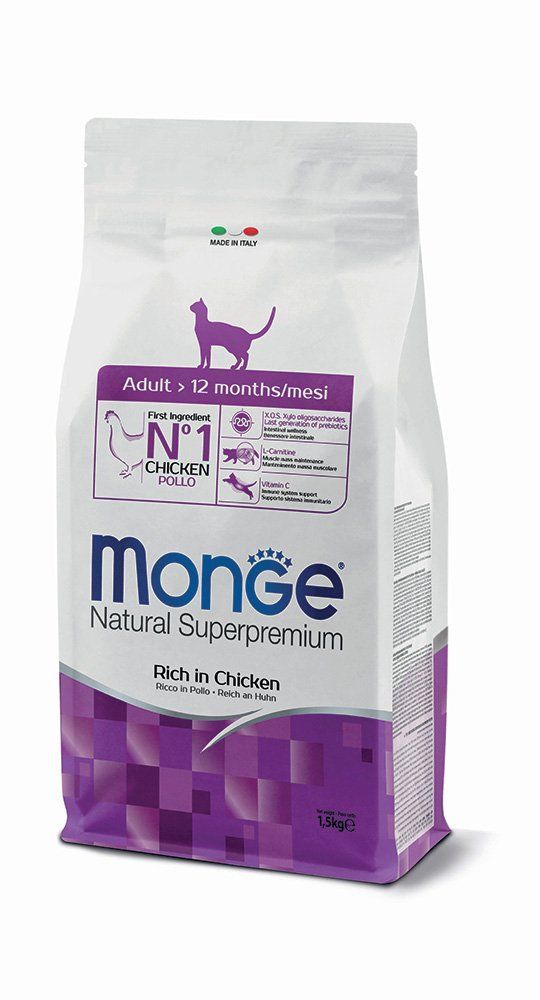 Monge Natural Superpremium Adult Ricco in Pollo Monge Natural Superpremium Adult Ricco in Pollo