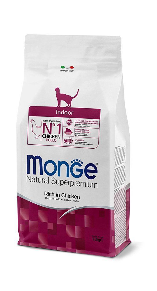 Monge Natural Superpremium Indoor Ricco in Pollo Monge Natural Superpremium Indoor Ricco in Pollo