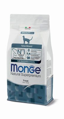 Monge Natural Superpremium Sterilised Monoprotein – Trota Monge Natural Superpremium Sterilised Monoprotein – Trota