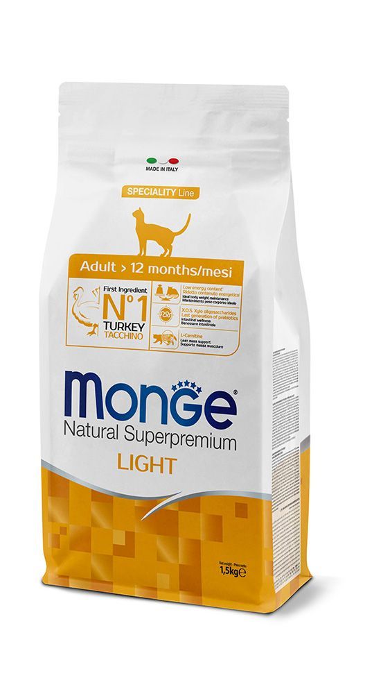 Monge Natural Superpremium Adult – Light Tacchino Monge Natural Superpremium Adult – Light Tacchino