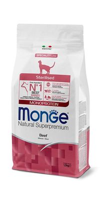 Monge Natural Superpremium Sterilised Monoprotein – Manzo Monge Natural Superpremium Sterilised Monoprotein – Manzo