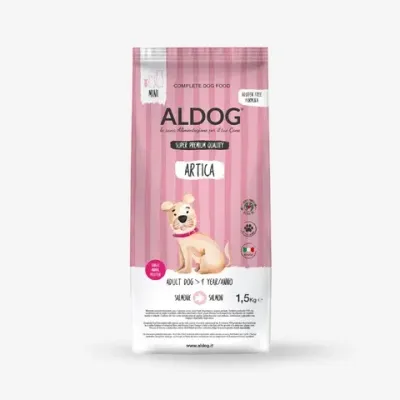 AL DOG SUPER PREMIUM MINI ADULT AL SALMONE  ( ARTICA )