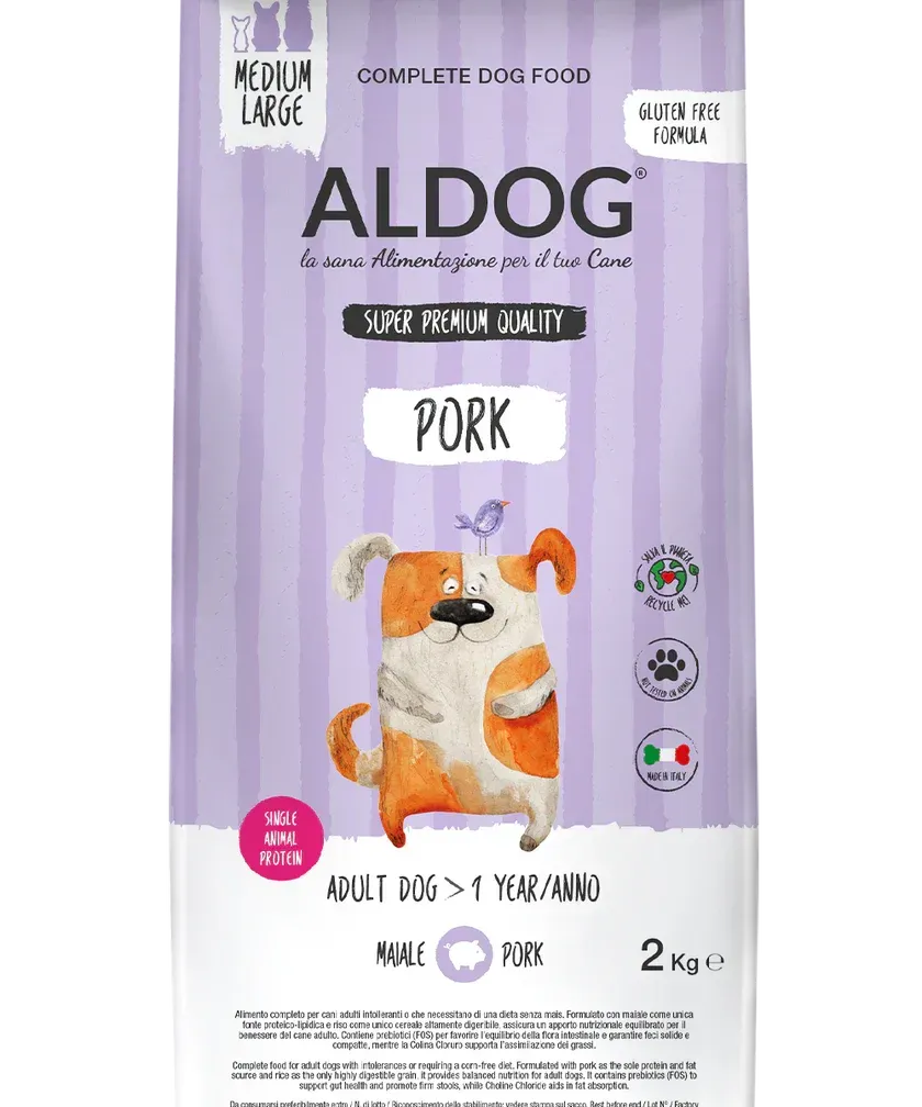 AL DOG SUPER PREMIUM MEDIUM LARGE ADULT AL MAIALE AL DOG SUPER PREMIUM MEDIUM LARGE ADULT AL MAIALE