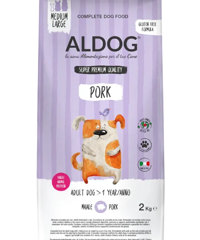 AL DOG SUPER PREMIUM MEDIUM LARGE ADULT AL MAIALE AL DOG SUPER PREMIUM MEDIUM LARGE ADULT AL MAIALE