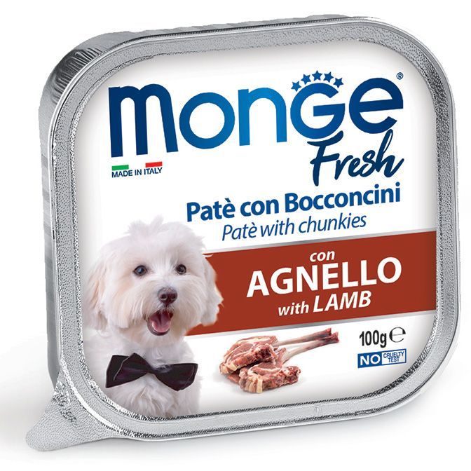 Monge Fresh Paté e Bocconcini con Agnello Monge Fresh Paté e Bocconcini con Agnello