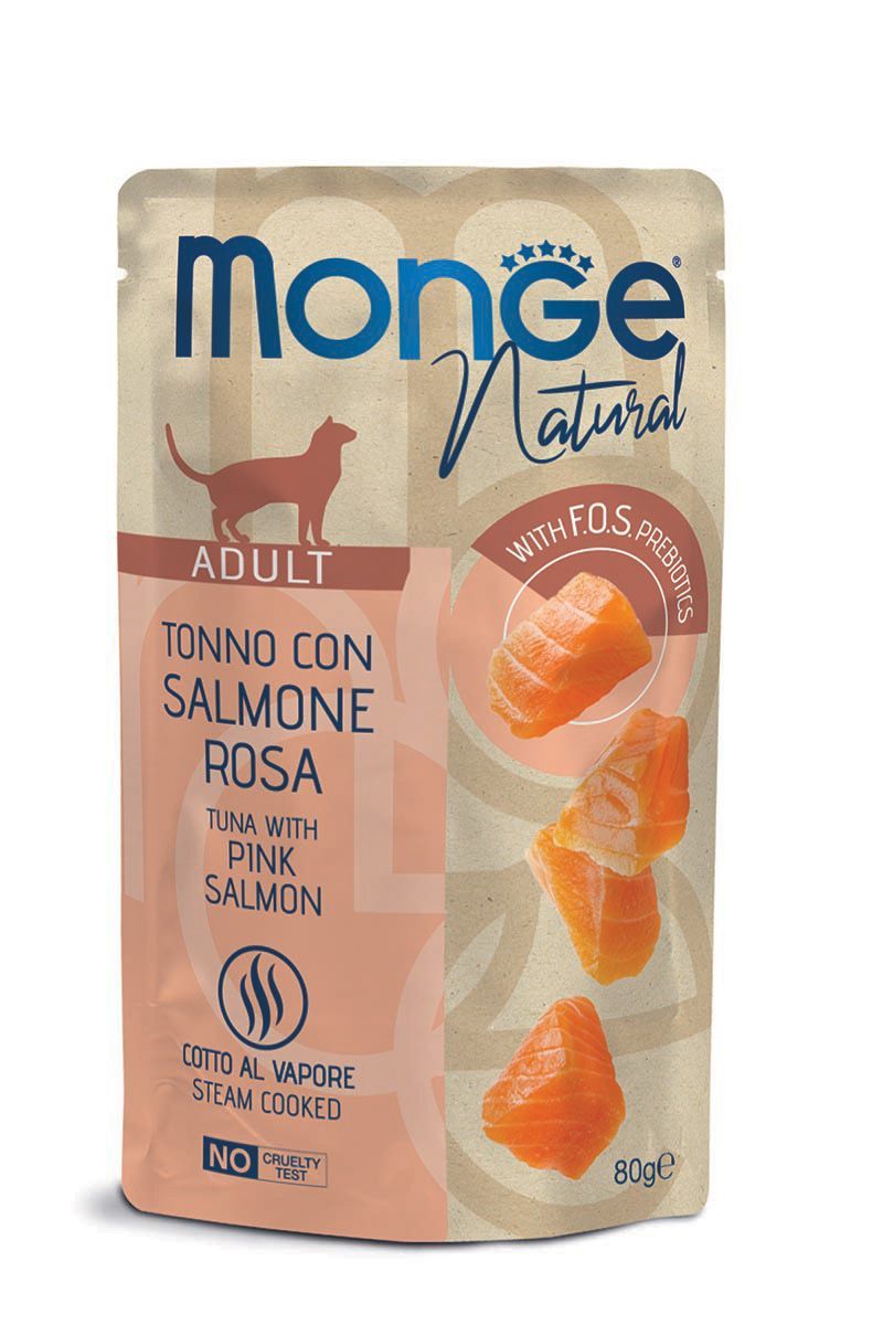 Monge Natural Tonno con Salmone Rosa Monge Natural Tonno con Salmone Rosa