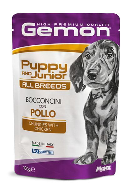 Gemon All Breeds Puppy and Junior Bocconcini con Pollo Gemon All Breeds Puppy and Junior Bocconcini con Pollo