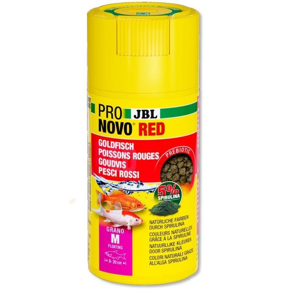 JBL ProNovo Red Grano M - Mangime base in granuli per tutti i pesci rossi