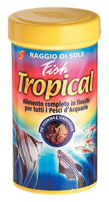 Fish Tropical alimento completo in fiocchi per pesci d'Acquario 250ml Fish Tropical alimento completo in fiocchi per pesci d'Acquario 250ml