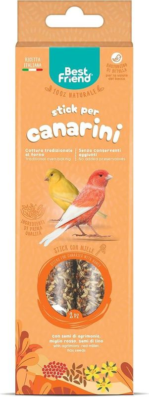 Best Friend - Snack Naturali Cotti al Forno per Canarini  85g