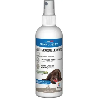 Francodex Spray anti-morso per cuccioli e cani 200ml Francodex Spray anti-morso per cuccioli e cani 200ml