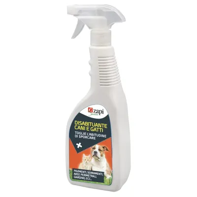 ZAPI DISABITUANTE CANI E GATTI SPRAY PER DEIEZIONI PRONTO ALL'USO 750 ml ZAPI DISABITUANTE CANI E GATTI SPRAY PER DEIEZIONI PRONTO ALL'USO 750 ml