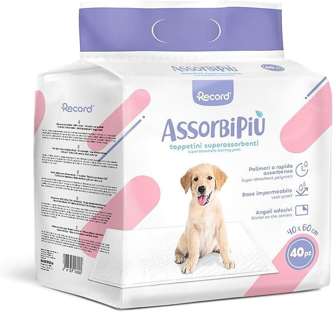 Record Assorbipiù traverse cani usa e getta ,Extra assorbenza. Confezione 11/30 pz. Monouso, Antistrappo e Antiodore. Record Assorbipiù traverse cani usa e getta ,Extra assorbenza. Confezione 11/30 pz. Monouso, Antistrappo e Antiodore.